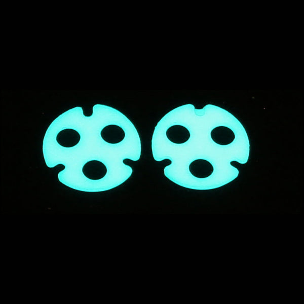 NIWALKER 3Pcs/Set Self Illuminate Turboglow Glow Gasket For Niwalker MM6S Flashlight Triple Optic Light Luminous Tape