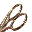 Gold Bronze Stork Embroidery Scissors Eyebrow Ear Hair Trimmer