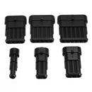 1 2 3 4 5 6 Pin Motorcycle Car Waterproof Electrical Terminal Wire Connector + Blade Fuses