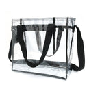 KCASA KC-0628 Clear PVC Travel Storage Bag Waterproof Zipper Adjustable Gym Shoulder Bag