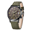 MEGIR ML2021G Men Watch Multifunction Chronograph Quartz Watch Complete Calendar Sport Watches