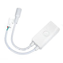 Non-waterproof WS2812 1M/2M Smart LED Strip Light+DC5-24V SP501E Controller Work White Alexa Google Assistant