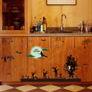 Miico SK9220 Cartoon Halloween Sticker Removable Wall Sticker Halloween Room Decorations
