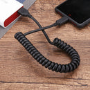Bakeey 3A Retractable Spring USB3.0 Fast Charging Data Cable 1.5M For Xiaomi Pocophone F1 Oneplus 6T