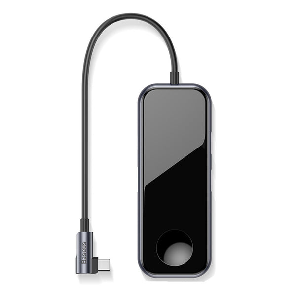 Baseus 6 in 1 Type-C to 3.0 HDMI RJ45 USB HUB Adapter Splitter with iWatch Wireless Charger for MacBook Pro