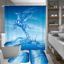 Waterproof Fabric Hooks Bathroom Shower Curtain Pineapple Fruit Bathroom New