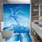 Waterproof Fabric Hooks Bathroom Shower Curtain Pineapple Fruit Bathroom New