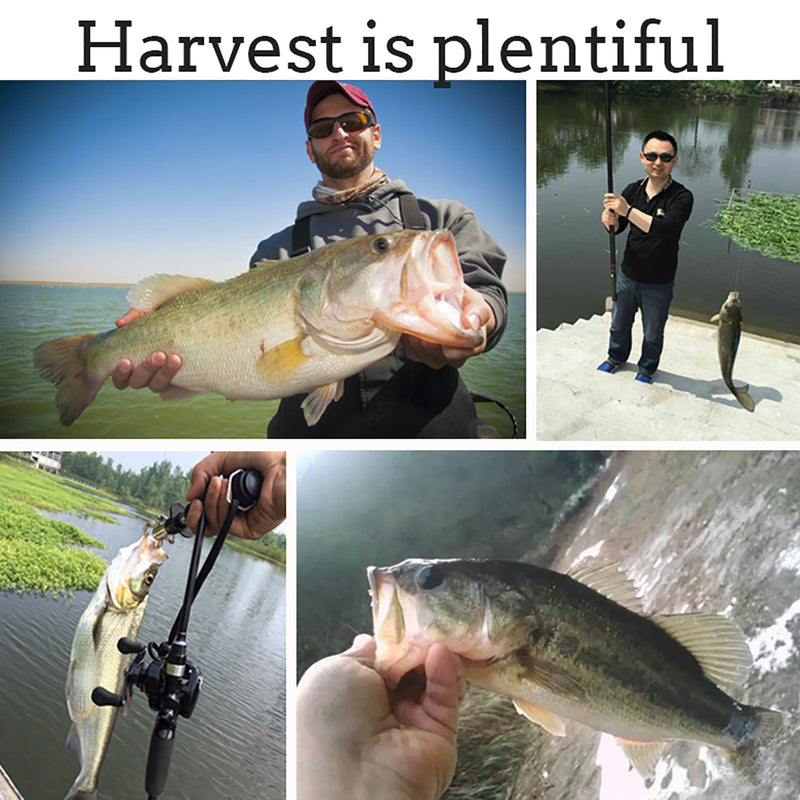 ZANLURE 6PC Fishing Lure 8 Segments Hard Bait 13cm/19g Artificial Lifelike Swimbait with Hook Pike