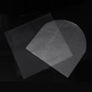 50Pcs Arcs + 50 Pcs Squares Cover Clear Sleeves Record Outer Storage PE Case CD Storage Bag