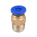 FLSUN 10PCS PC4-01 Thread Nozzle Brass Pneumatic Connector Quick Joint For 3D Printer