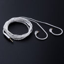 Original TRN Earphone Cable Silver Plated 2.5MM 0.75mm 0.78mm 2pin Audio Cable for TRN Earphone