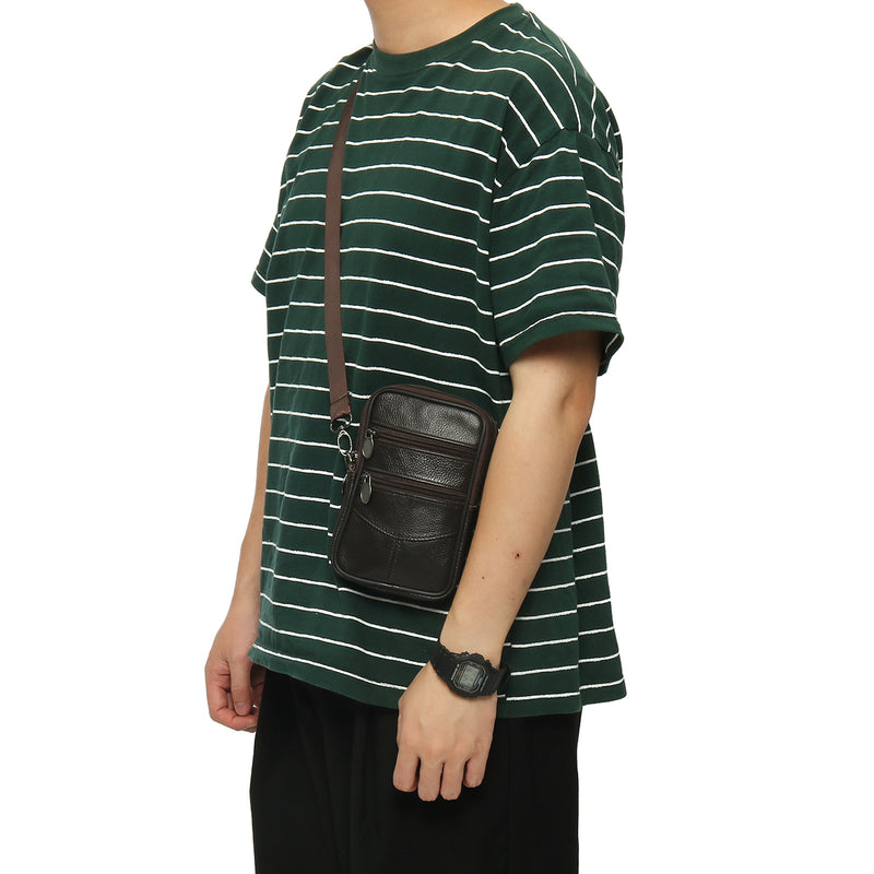 Multifucntional Men's Crossbdoy Bag Phone Bag For Smart Phone Under 7.0 Inch