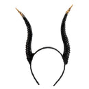 Girls Halloween Stereo Devil Horn Headband Cosplay Hair Hoop for Party Decoration