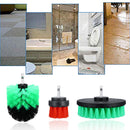 3pcs 2/3.5/4 Inch Electric Drill Brush Scrubber for Tile Grout Power Scrubber Tub Cleaning