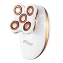 Electric USB Charging IPX6 Women Hair Remover Body Facial Arm Leg Epilator 5 Heads 4D Direction Floating Cutting System