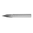 Drillpro 5pcs 6mm Shank 0.1mm Tip 30 Degree Tungsten Steel Engraving Bit CNC Tool