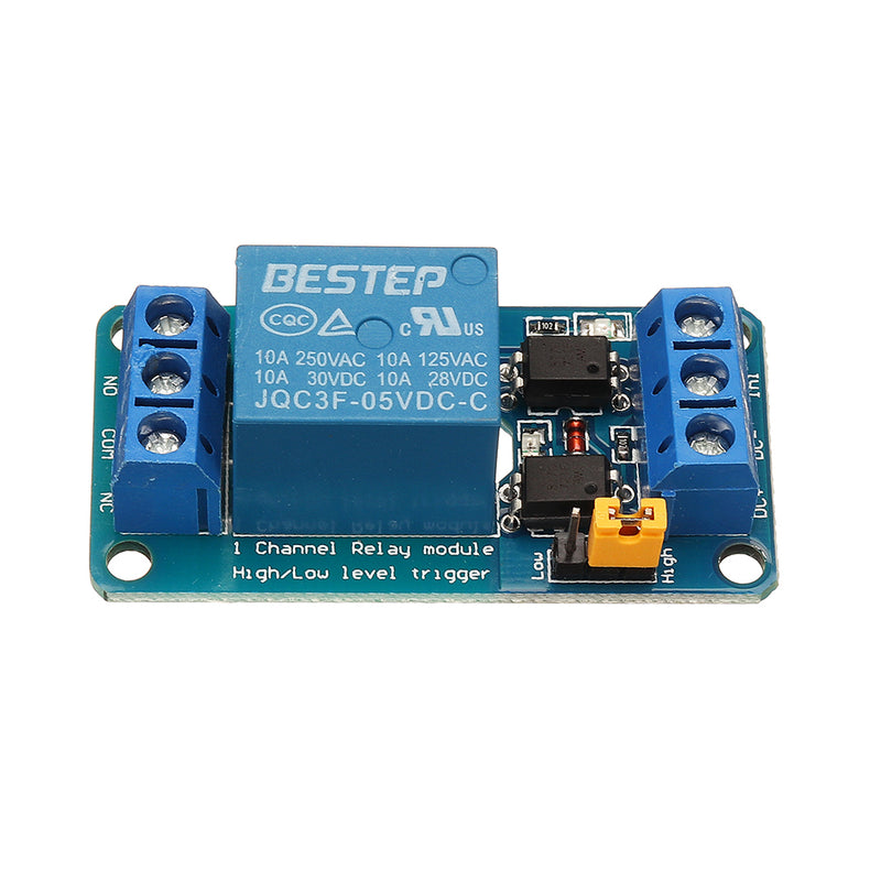 5pcs BESTEP 1 Channel 5v Relay Module High And Low Level Trigger For