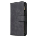 Luxury Flip PU Leather Zipper Wallet Phone Bag Multi Card Slots Protective Case for iPhone 11 / Pro / Pro Max / XR