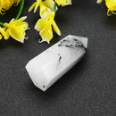Natural White Black Natural Quartz Crystals Point Healing Rock Stone Gifts Home Decorations