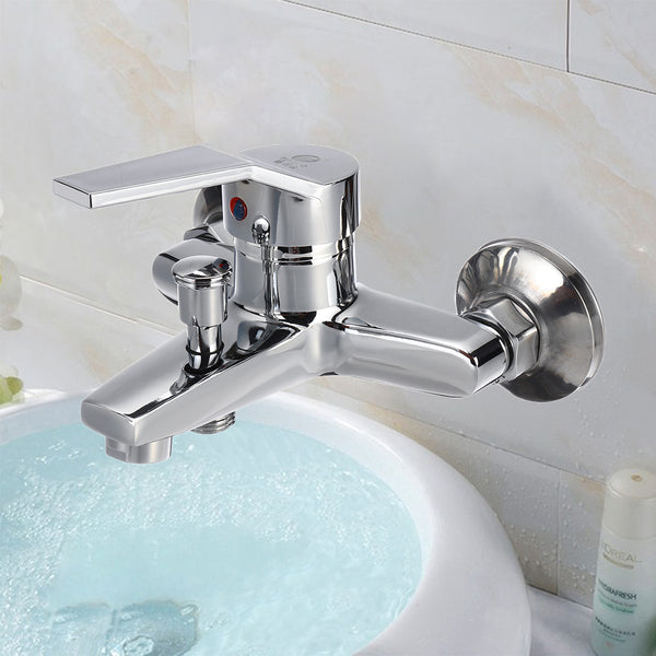 Bathroom Tub Shower Faucet Wall Mount Shower Bath Faucet Valve Mixer Tap
