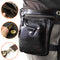 Men Motocycle Waist Leg Bag Fashion Leather Hiking Cycling Work School Travel