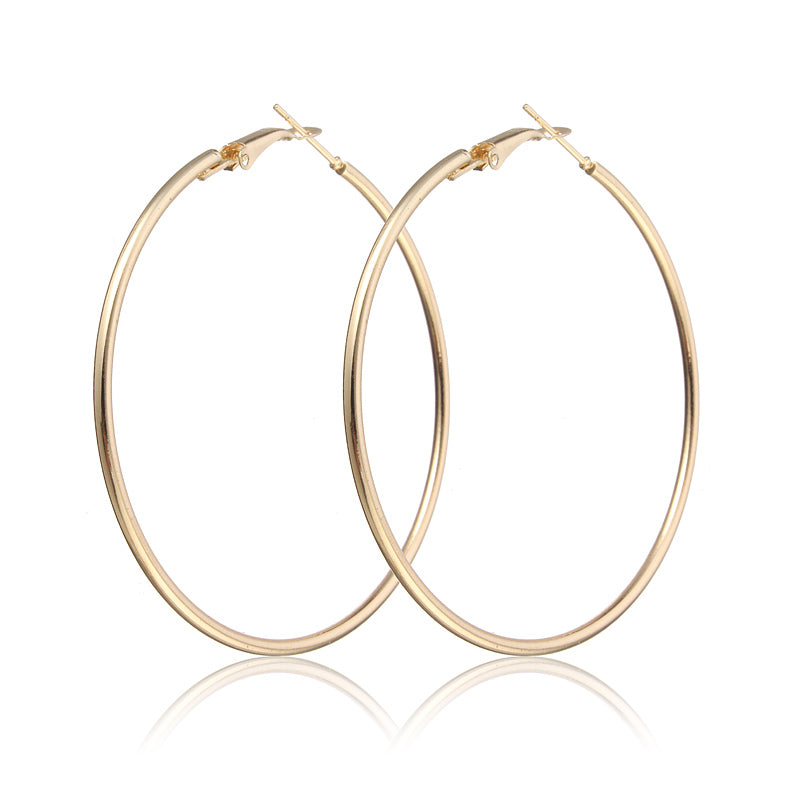 Exaggerated Large Circle Ring Hoop Women Earrings