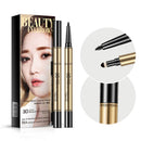 3 In 1 Eyebrow Pencil Waterproof Eyebrow Pen Long-Lasting Eyebrow Cream 3D Eyebrow Makeup