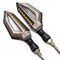 4Pcs 12V Motorcycle Red LED Turn Signal Indicator Lights For Kawasaki/Yamaha/BMW/Honda/KTM