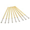50pcs PCB Bare Board Spring Loaded Test Probe Pin P100 E2 180g 1.36mm Diameter