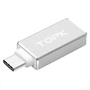 TOPK Type-C USB-C Male to USB Female Mini Type-C 3.1 OTG Adapter Converter For Xiaomi Mi5 Mi4c