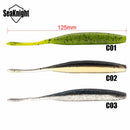 SeaKnight SL006 6pcs/bag 7.7g 125mm/5in Carp Fishing Lure Silicone Soft Worm Baits Lure