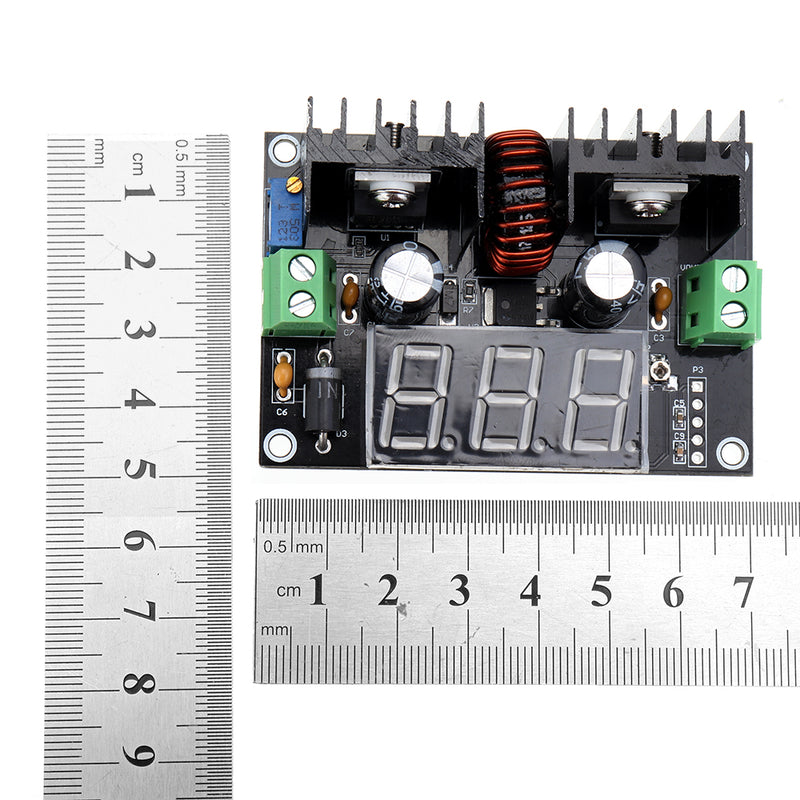 VHM-142 XL4016E1 DC 4-40 V Input DC 1.25-36V Output 8A 180KHz Regulators PWM Modulation Digital DC-DC Step Down Module Switch with Display