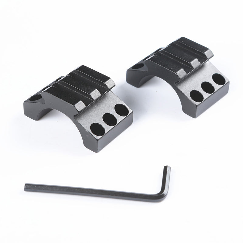 KALOAD Tactical Flat Top Heavy Duty 1" Cantilever Handgun Rail Mount Holder Dual Rings 20mm Rail