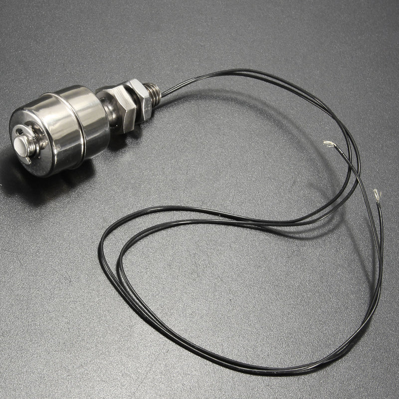 10W 100V Stainless Steel Liquid Water Level Sensor Horizontal Float Switch 45mm