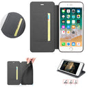 For Xiaomi Redmi 8 Case Bakeey Flip with Stand Card Slot Full Body Brushed Leather Shockproof Soft Protective Case