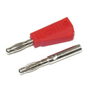 DANIU P3002 10Pcs 4mm Stackable Nickel Plated Speaker Multimeter Banana Plug Connector Test Probe Binding