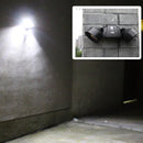 5W Solar Power Dual Head LED Home Security Light PIR Motion Sensor Outdoor Wall Lamp