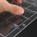 10Pcs Plastic Coin Holders Collection Storage Money Album Cases 30 Sections