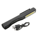 2 In 1 Camping LED COB Light USB Rechargeable Work Inspection Magnetic Lamp Torch