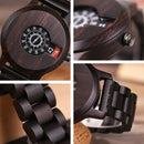 BOBO BIRD R26 Unique Design Men Wrist Watch Wooden Quartz Watch