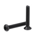 Suleve M2CH4 480Pcs M2 Hex Socket Button&Flat Head Screw Carbon Steel Bolt Nut Assortment