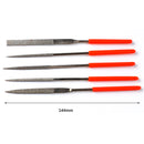 JAKEMY JM-FL1-1 5pcs Diamond Shaping Rasp Small Woodworking Rasp Half Round Triangular Flat Quartet