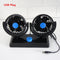 12V 24V 360 Degree All-Round Adjustable Car Auto Air Cooling Dual Head Fan Low Noise Car Auto Cooler Air Fan Car Fan Accessories