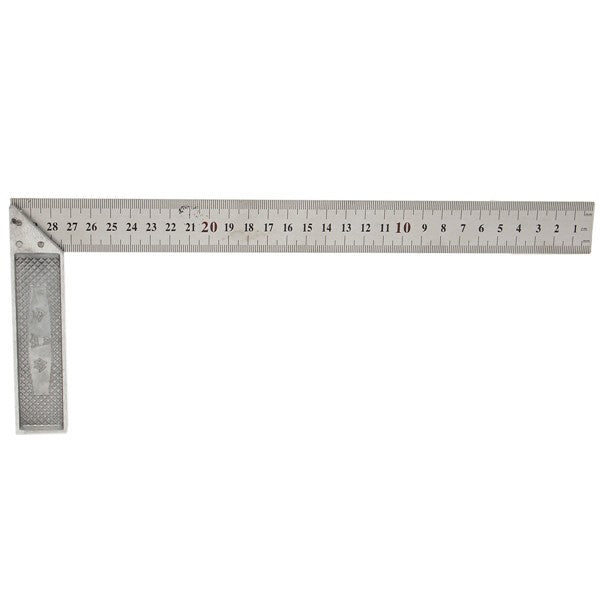 30cm 12inch Metal Engineers Try Square Set Measurement Tool Right Angle 90 Degrees Ruler
