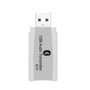 BT-6 bluetooth 5.0 2-In-1 Audio Wireless Receiver Transmitter Stereo AUX RCA USB 3.5mm Jack For TV PC Car Adapter Kit White/Black