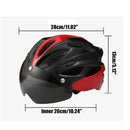 Bicycle Helmet Goggles Road Riding Helmet With Mountain Bike Windshield Glasses