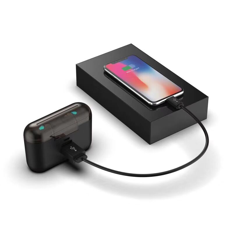 Portable True Wireless TWS Single Earbuds bluetooth 5.0 Stereo In-ear Sport Earphone With Mic for Smartphones