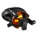 Pair Car Front Bumper Fog Lights Lamp with Grilles Harness Amber for VW Jetta MK6 2011-2014