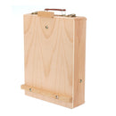 Portable Wooden Art Box Oil Painting Drawing Table Box Paint Rack Liftable Painting Storage Box Desktop Easel Art Supplies for Painting Sketch