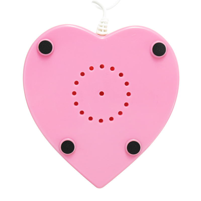 USB Charging Portable Heart-Shaped Electric Warmer Cup Bottle Mat Coffee Cup Heater Mug Pad